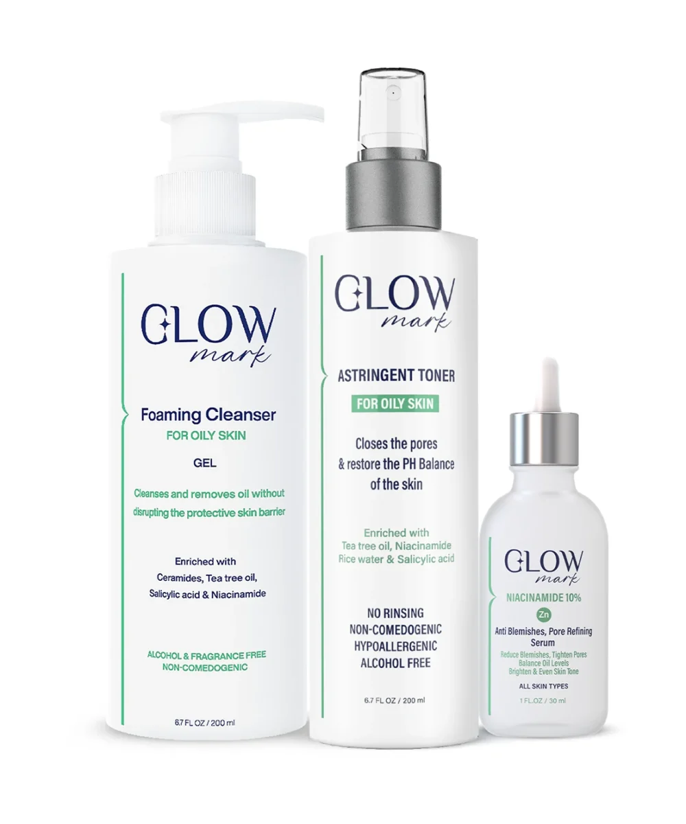 3 steps Glowmark Daily Routine for Oily skin