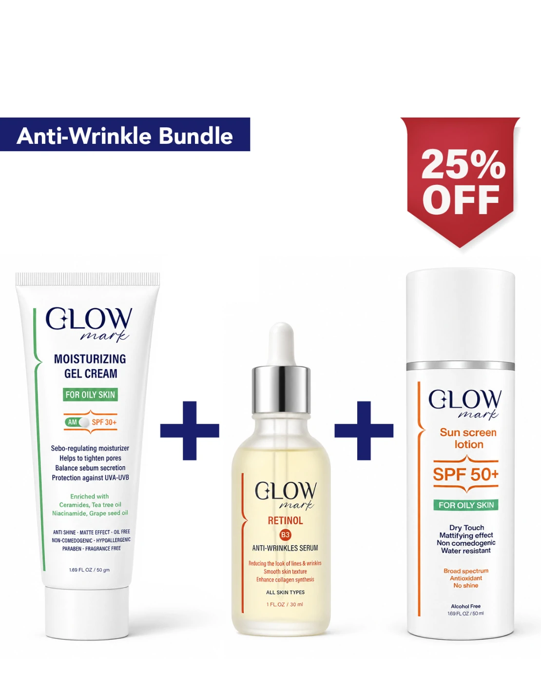 Anti-Wrinkle Bundle (for oily skin )